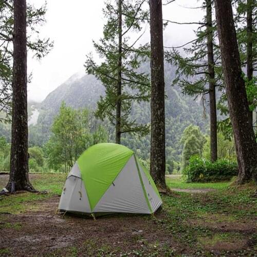 Tente De Camping 20d Nylon Double Couche Imperméable À L'eau En Plein Camping Tente Outdoor Camping Tent палатка туристическая