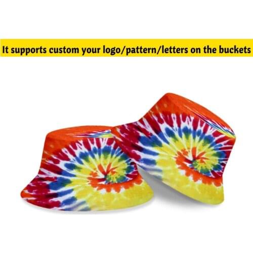 Custom Printing Your LOGO/Pattern Full Cover Bucket Hats For Women Hip Hop Sun Visor Men Caps Fishermans Outside Sunhat