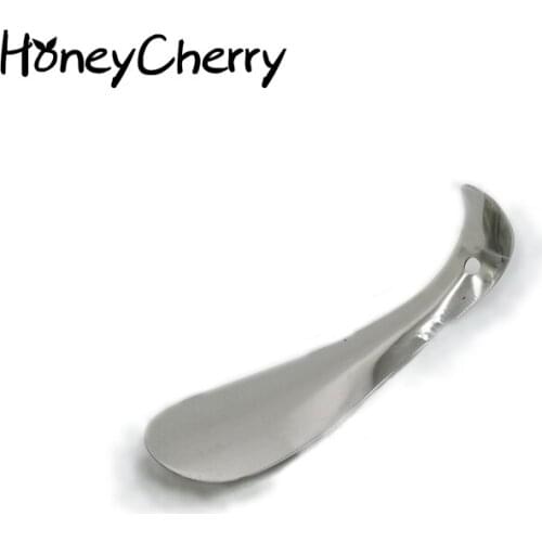 15cm Professional Silver Shiny Metal Shoe Horn Spoon Shoehorn Stainless Steel Honeycherry