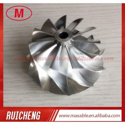 RHF5HB 48.50/59.94mm 11+0 blades high performance turbo turbocharger aluminum 2024/Billet/milling compressor wheel for VF30