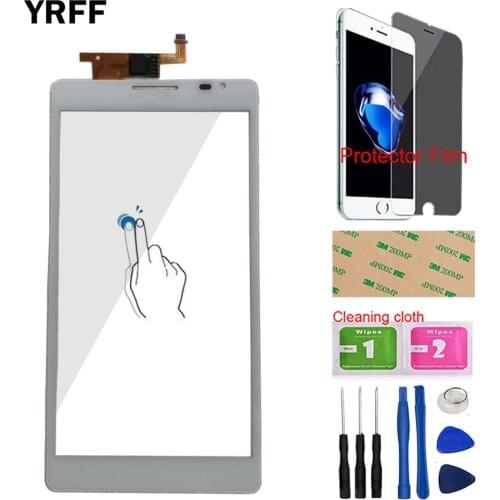 Touch Screen For Huawei Ascend Mate MT1-U06 MT1 U06 TouchScreen Touch Screen Panel Digitizer Front Glass Sensor Protector Film