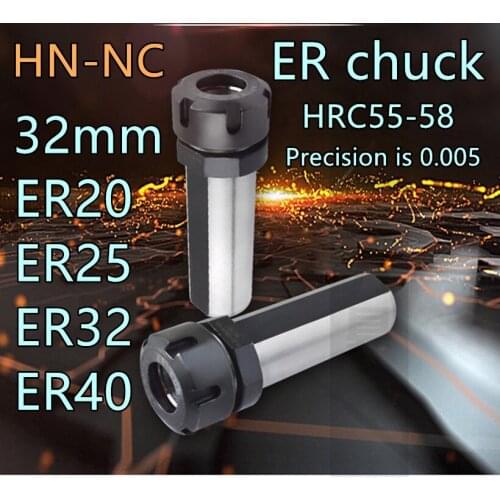 SL32-ER20-85L SL32-ER25-85L SL32-ER32-85L SL32-ER40-85L HN-NC TOOLS HRC55-58 High precision 0.005 ER chuck Free shipping