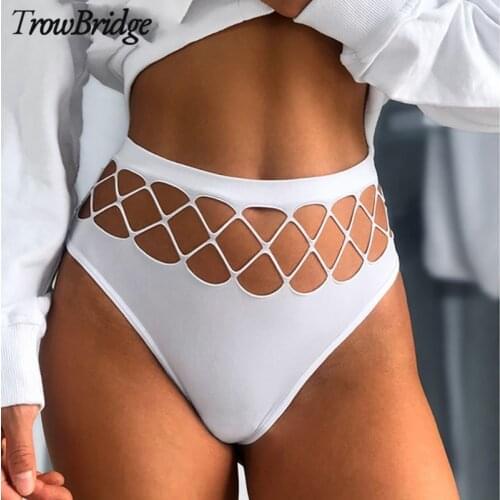TrowBridge Sexy Womens Panties Waist Hollow Thongs Female Seamless Underwear Sports G-Strings Hot Sale T-Backs Comfort Lingerie