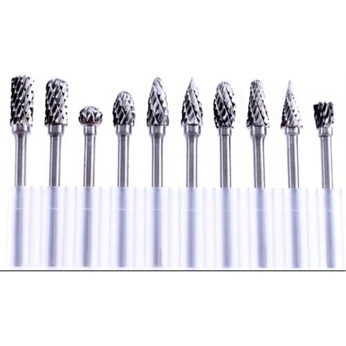 Pointed tree shape tungsten carbide burr cutters / Carbide grinding milling cutter / Tungsten carbide Rotary file Carbide Burrs