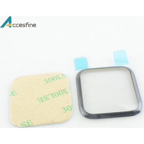 Touch Screen Front Screen Outer Glass For Apple watch series 1 2 3 38mm 42 mm 4 5 40mm 44m Outer lens Panel Repair Replacement