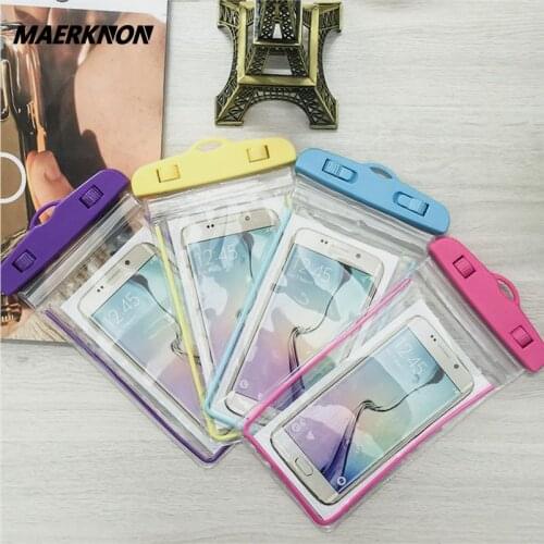 PVC Waterproof Phone Case Universal Water Proof Bag Phone Pouch For iPhone 12 11 xiaomi mi11 Redmi Samsung Smartphone Case Pouch