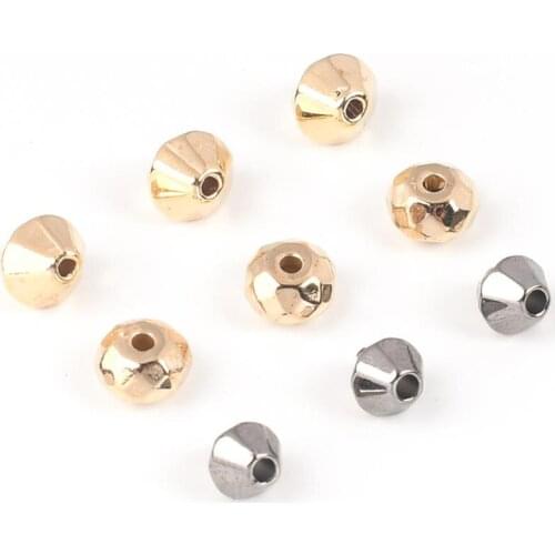 100Pcs/Lot Plastic Tapered Section Charms Beads DIY Accessories CCB Cone Loose Spacer Beads For Jewelry Making Supplies