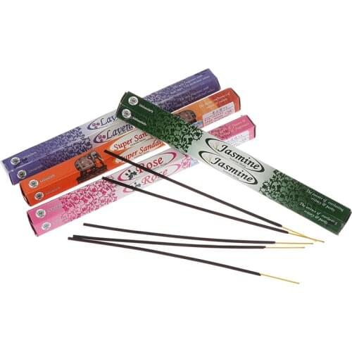 20PCS 4Styles Authentic Indian Incense Sticks Handmade Joss Sticks Tibetan Sandalwood Natural Mixed Smell Indian Stick Incenses