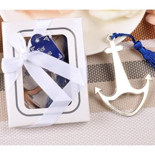 200pcs Boat Anchor Shape Opener Wedding Birthday Gift Sailing Boat Anchor Bottle Opener Party Favor SN843
