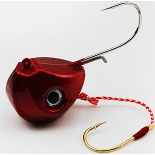 40g-100g Fishing Lead Jig Head Lure Super Strong Fish Hooks Sea Boat Fish Hook For Fishing Hot Sale Dropshipping