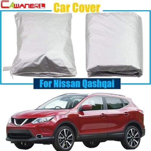 Cawanerl Car Cover Outdoor Anti UVRain Snow Sun Resistant Protector Cover Dustproof For Nissan Qashqai
