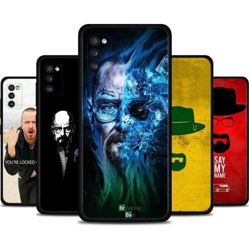 Breaking Bad Chemistry Walter white Phone Cover For Samsung Galaxy A71 A51 A11 A12 A21 A52 A42 A02s A02 Case Black Funda