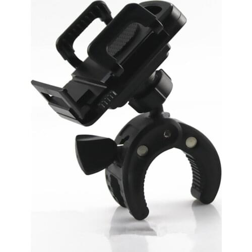 Baby Stroller Cell Phone Holder 360 Degree Rotate Universal Clamp Pram Wheelchair Aeecssory Mount Bracket Bicycle Phone Stander