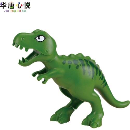 Big Size Animal Series Dinosaur Tyrannosaurus Zoo Assembly Building Blocks Educational Toys Kids Gifts Model Big Sizes Dinosaurs