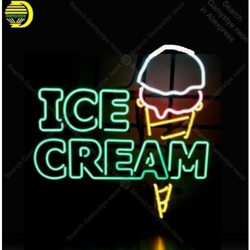 Icecream Neon Sign Bulb Handcrafted Iconic Sign Custom Beer light Neon Art Lamps Sign store display advertise enseigne lumine