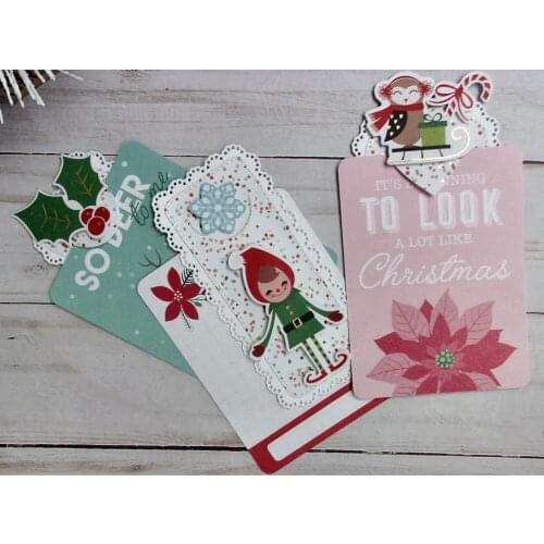 KLJUYP Planner Tab Paper Clips Metal Cutting Dies Scrapbook Paper Craft Decoration dies scrapbooking