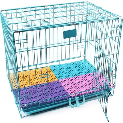 6 Color Pet Mats Breathable Dog Cage Mat Non-slip Fit All Animals Rabbit Cat Puppy Bed Bathroom Floor Table Large Dogs Foot Pad