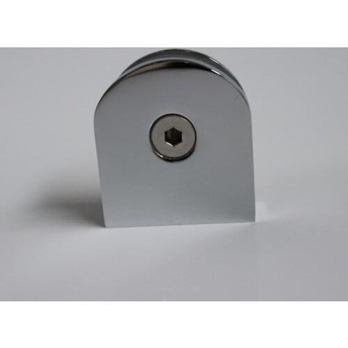 Zinc Alloy Round 0 degrees Partition kitchen bathroom glass door glass partition code