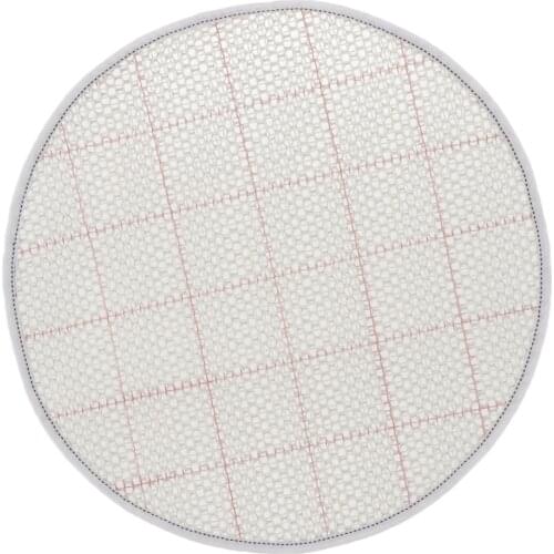 Round Blank Embroidered Cloth Latch Hook Rug Canvas Mesh Fabric