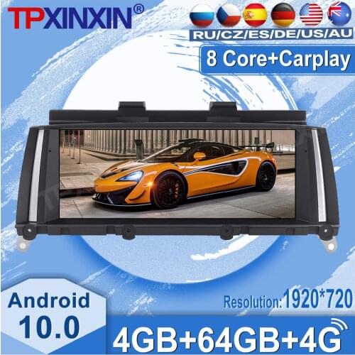 64G For BMW X3 X4 F25 F26 2014 - 2016 Android 10 Car Radio Tape Recorder Multimedia Player GPS Navigation 10.25 Inch HD Screen