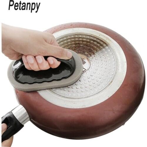 New Kitchen tools Decontamination Bath Brush Sponge Tiles Brush Magic Strong Bath Cleaning Brush Kitchen Clean Tools