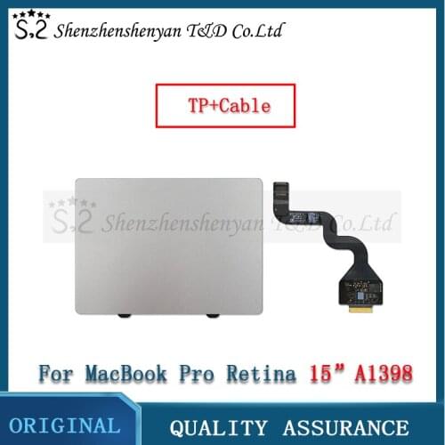 Original New A1398 Trackpad For Macbook Pro 15 '' Retina A1398 Touchpad 821-1610-A Trackpad With Mid Cable 2012 Early 2013