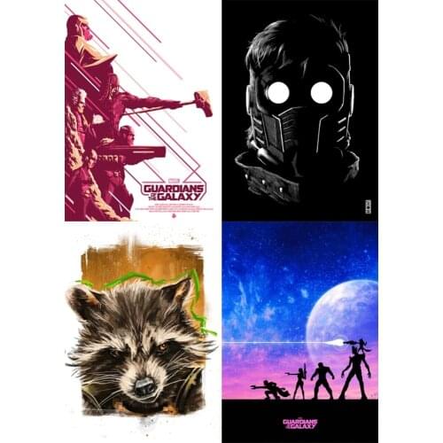 Guardians of the Galaxy Poster Clear Image Wall Stickers Home Decoration High Quality Prints White Coated Paper home art Brand