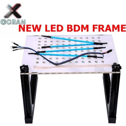 New LED BDM Frame With 4 Probe Pens Full Set BDM Programmer For V2 V5.017 V7.020 Fgtech BDM100 Auto ECU Chip Tuning Tool