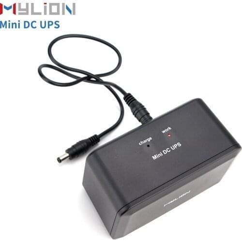 12V 5V 2A Security Standby Power Supply UPS Uninterrupted Backup Power Supply Mini Battery For Camera Router
