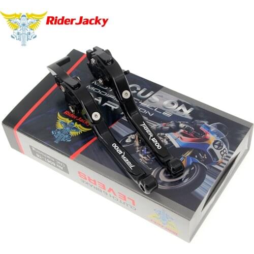 Riderjacky For Triumph TIGER 1200 EXPLORER/XEXC/XR 2012-2018 15 2016 2017 Motorcycle CNC Folding Extendable Brake Clutch Levers