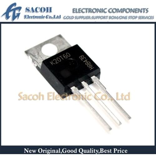 New Original 10PCS/Lot IKP20N60T K20T60 or IKP20N60 K20N60 20N60 TO-220 20A 600V Power IGBT Transistor