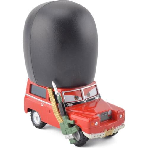 1:55 Metal Diecasts Toy Vehicles Disney Pixar Cars 2 3 Sgt. Highgea Guard London Buckingham Palace Model Toys Car Boys Best Gift