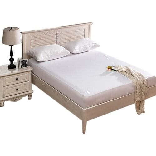 10 Sizes Bed Mattress Protector Cover Waterproof Stain Resistant Anti Mites Washable Mattress Covers for Queen King Twin Beds