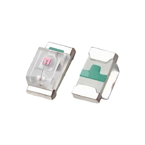 100PCS 0402 SMD LED RED BLUE YELLOW GREEN YELLOW-GREEN PINK PURPLE ICE-BLUE WHITE (WARM/COLD) ORANGE 20mA 1005 1.0*0.5MM