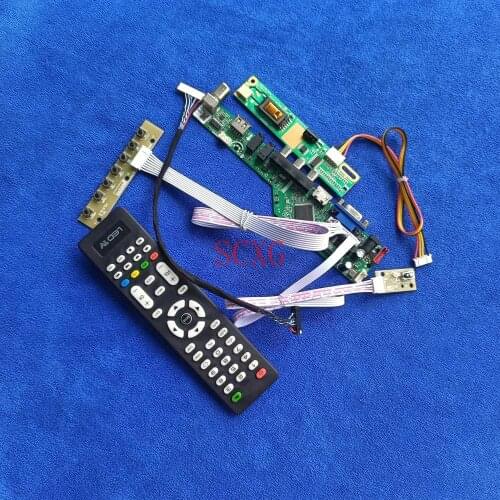 1024*768 1CCFL HDMI-compatible USB VGA Fit LT133X1/LT133X2/LT133X6/LT133XB Analog signal LVDS 20 Pin KitLCD matrix driver board