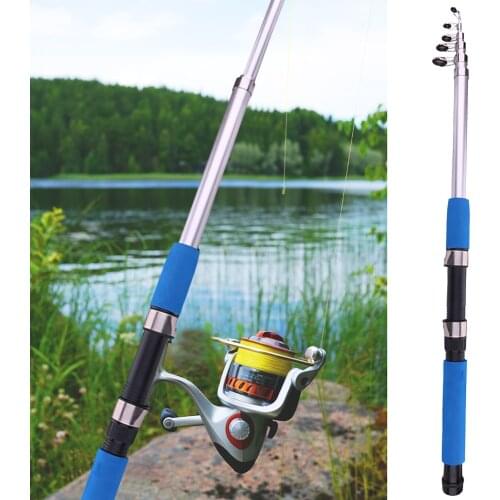 2.1m Sea Fishing Rod Outdoor Sport Portable Long Casting Throwing Fishing Pole Fish Tackle Accessories