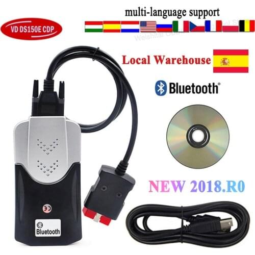 2021 Best V3.0 PCB 2018.R0 2017.R3 keygen NEW VCI vd ds150e cdp bluetooth OBD2 Scanner for delphis cars trucks Diagnostic tools