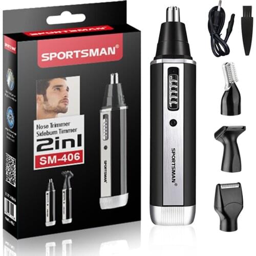 4-In-1 Multifunctional Nose Hair Trimmer Portable Electric Shaving Hair Cutting Eyebrow Trimming Machine Nose Hair Trimmer