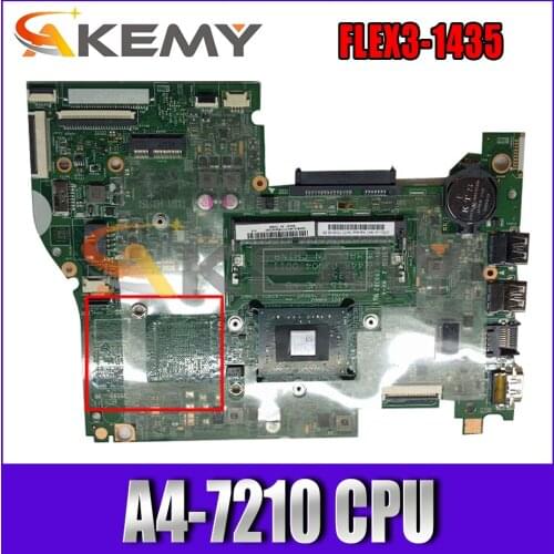 Akemy For Lenovo IdeaPad FLEX3-1435 Laptop Motherboard 448.03N04.0011 CPU A4-7210 100% Test Work