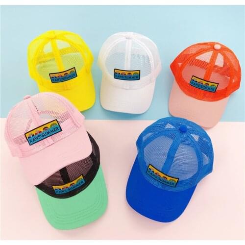 Doitbest Children Baseball Cap Hip Hop Breathable all mesh quick dry Summer kids Hats Boy Girls hat Caps snapback gorras