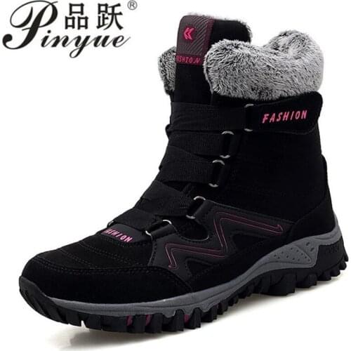 Size 36--42 Womens Boots Platform Shoes Ankle Boots Windproof And Non-Slip Womens Winter High Boots Warm boots