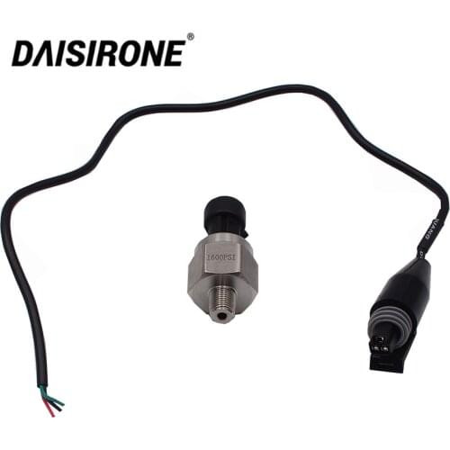 DC 5V 1/8NPT Pressure Transducer Transmitter Sensor Stainless Steel Oil Air Water 30/100/150/200/300/500/1000/1600 psi