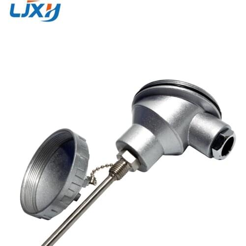 LJHX (Custom-made Accept) Platinum Thermal Resistance Pt100 Integrated Temperature Transmitter Sensor 4-20ma 24VDC