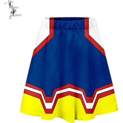 My Hero Academia Style 3D Printing Short Skirt Japanese Anime Lovely Sweetwear J-POP K-POP Fashion Plus Size