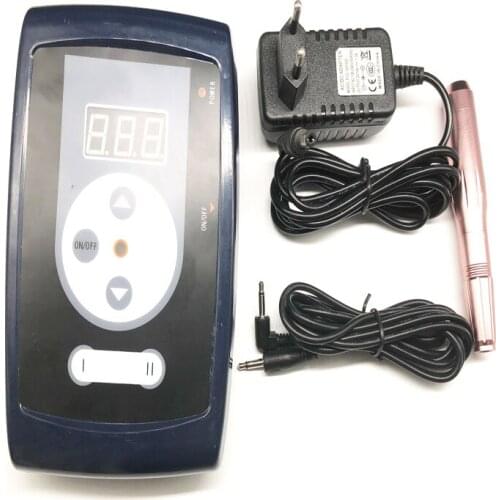 Digital LCD kit dermographe Swiss Motor Permanent Makeup Eyebrow Lips Tattoo Machine Easy Click Agulhs Rotary Kit