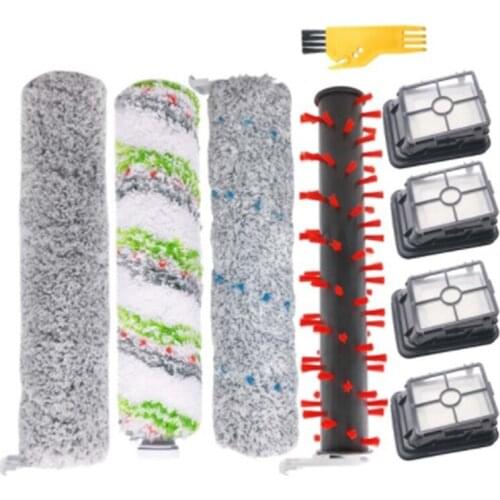2554A Roller Brush Filter Set for Bissell Crosswave Cordless Max Series 2596 2590 2593 Wet Dry Vacuum Cleaner Parts