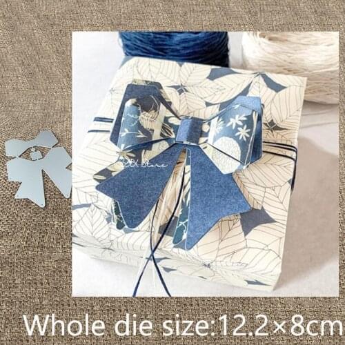 New Design Craft Metal stencil mold Cutting Dies lovely bow-knot decoration scrapbook die cuts Album Paper Card Craft Embossing