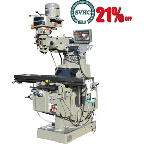 S4L Professional Milling Machine High-quality Machine Tools Vertical Milling Machine 380V 50Hz 2.2KW R8/NT30 305*1370 (12"x54")
