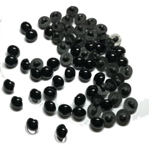 100pcs/200pcs Animal Eyes Resin 9mm/11mm DIY Buttons Round Mushroom Domed Sewing Shank Eyeball Animal Ball Toy Eyes Accessories