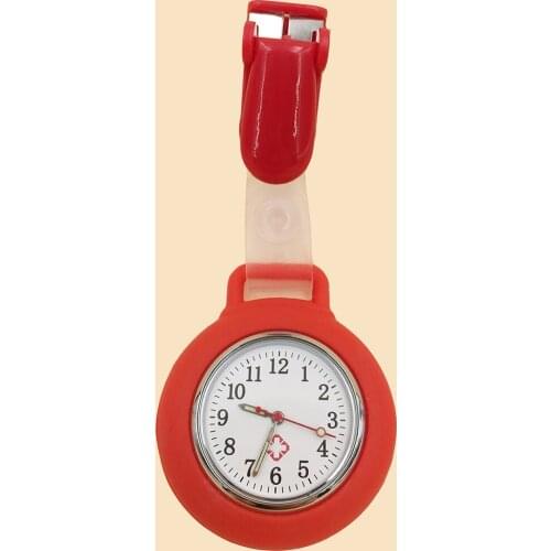 Hot Sell Fashion Pocket Watches Silicone Nurse Watch Brooch Tunic Fob Watch Doctor Medical reloj de bolsillo